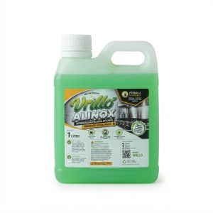 vrillo alinox desengrasante para aluminio y acero inoxidable limón litro
