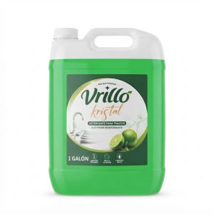 vrillo kristal detergente para vajillas concentrado limón galón
