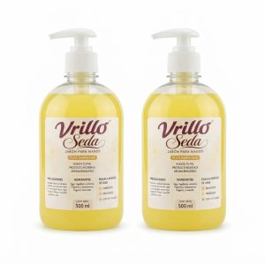 vrillo seda jabón para manos flor hawaiana 500 ml – pack 2